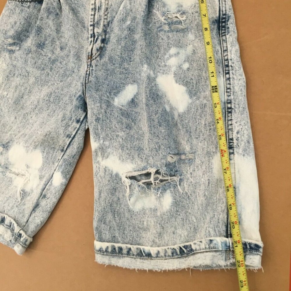 Bugle Boy Basic Jeans Denim Short Cut Distressed … - image 2